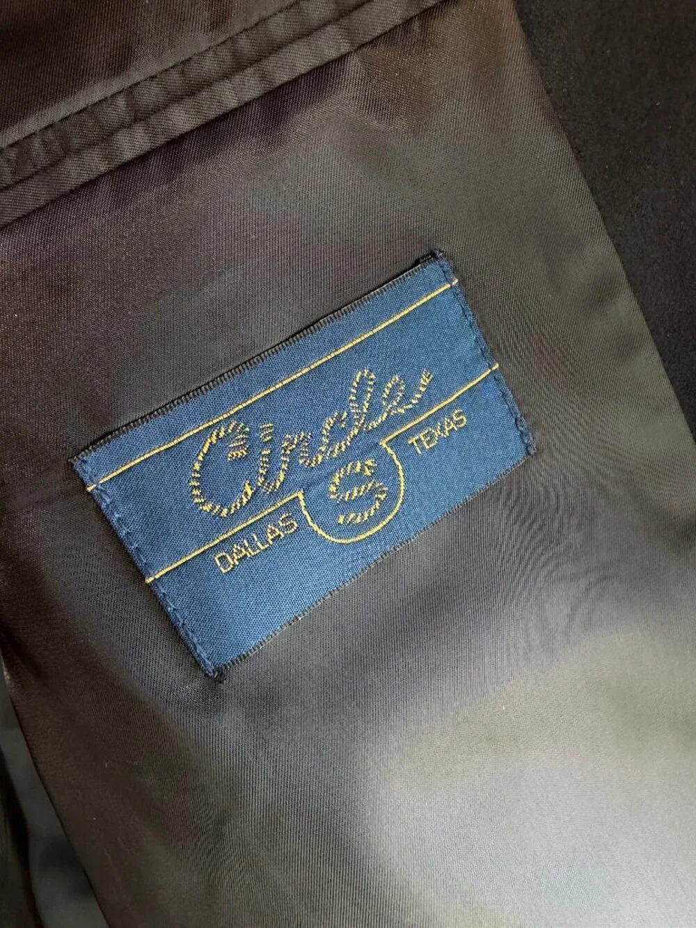 Circle S Black Microsuede Jacket 56L